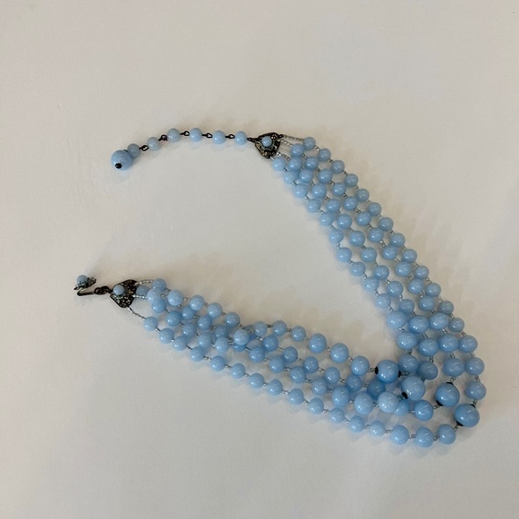 MIRIAM HASKELL JEWELRY MULTI-STRAND CHOKER